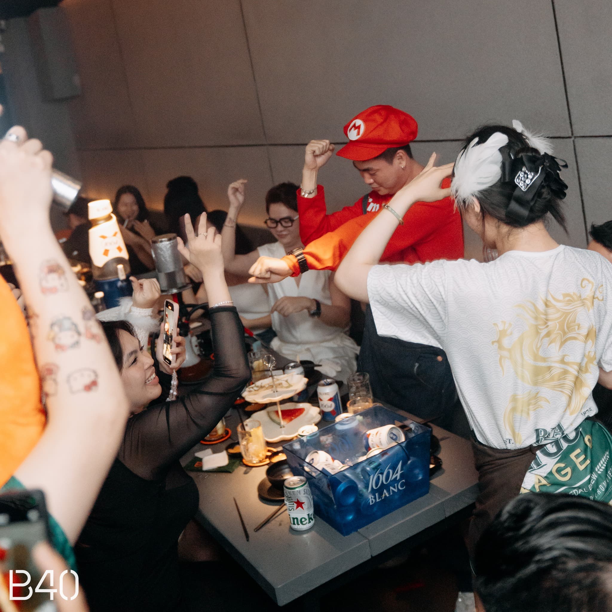 B40 buổi tối Quận 1 Sài Gòn