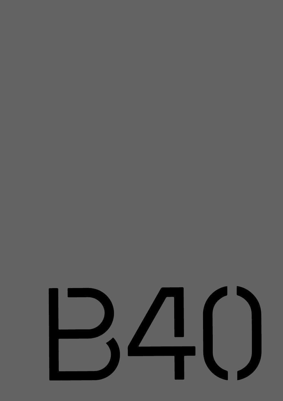 Bìa menu B40 — ẩm thực đường phố Quận 1 Sài Gòn
